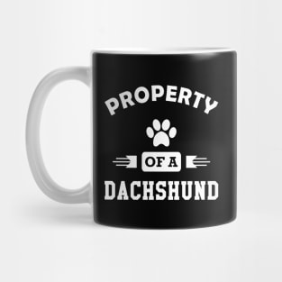 Dachshund dog - Property of a dachshund Mug